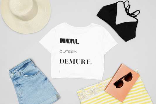 DEMURE Women’s Crop Tee